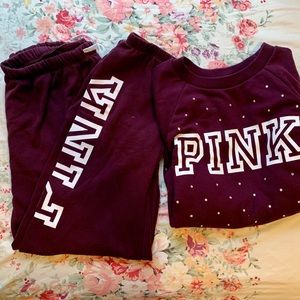 PINK Victoria’s Secret Lounge Set Size L